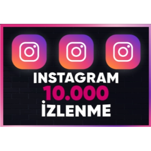  İnstagram Premium 10000 Reels  TV İzlenme